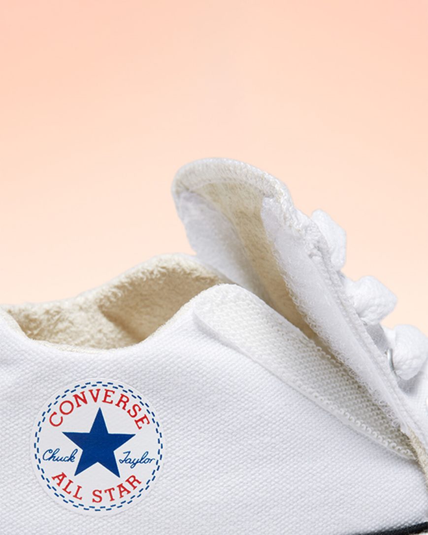 Girls' Converse Chuck Taylor All Star Cribster Easy-On High Top Shoes White / Beige White | AU 0C819N